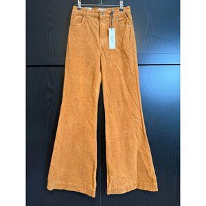 Rolla's Women's Eastcoast Flare Corduroy High Rise in Tan Fits Size 26